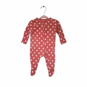 Old Navy Polka Dot Pink Footed Sleeper